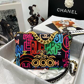 Chanel 19 Lambskin Bag Fabric 26cm