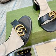 GUCCI Leather Mid-heel Sandal 453379 03 - 4