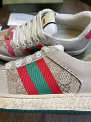 GUCCI SCREENER LEATHER SNEAKER 570443 - 4