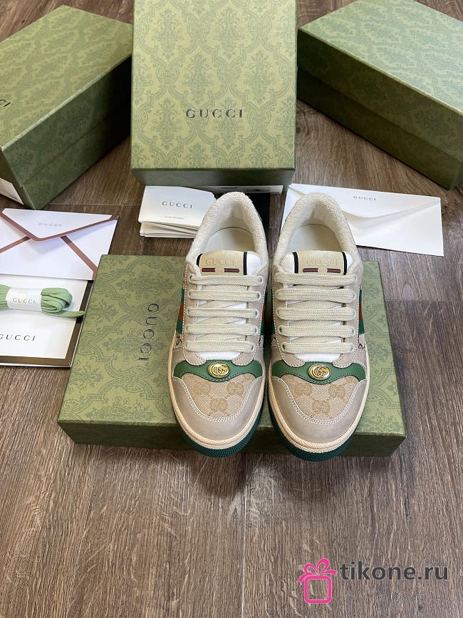 GUCCI SCREENER LEATHER SNEAKER 570443 02 - 1