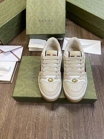 GUCCI SCREENER LEATHER SNEAKER 577684 02