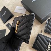 YSL ZIPPERED CARD CASE - 4