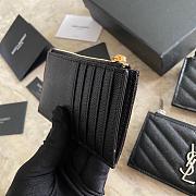 YSL ZIPPERED CARD CASE - 3