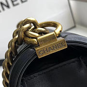 Chanel Leboy Black Goatskin 25cm - 3