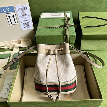 Gucci Ophidia Mini GG Bucket Bag - 15x18x9.5cm