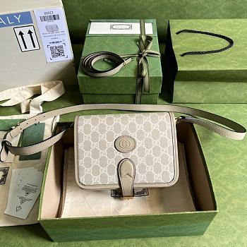 Gucci Mini Bag Beige With Interlocking G - 20x17x8cm