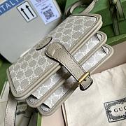 Gucci Mini Bag Beige With Interlocking G - 20x17x8cm - 2