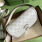 Gucci Mini Bag Beige With Interlocking G - 20x17x8cm - 3