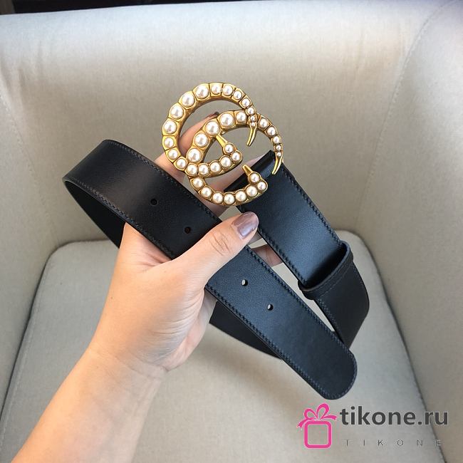 Gucci Pearl Double Belt - 1