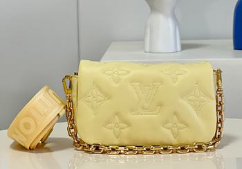 Louis Vuitton Bubblegram Wallet On Strap Bag M81400