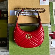 Gucci Crossbody Marmont Bag Red - 21x11x5cm - 1