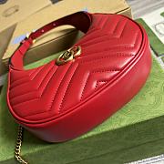 Gucci Crossbody Marmont Bag Red - 21x11x5cm - 4