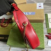 Gucci Crossbody Marmont Bag Red - 21x11x5cm - 3