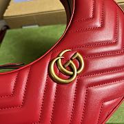 Gucci Crossbody Marmont Bag Red - 21x11x5cm - 2