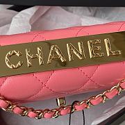 Chanel Woc Pink Lambskin Bag - 12.3x19.2x3.5cm - 6