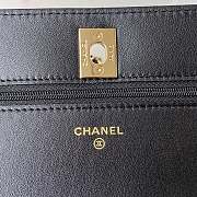 Chanel Woc Black Lambskin Bag - 12.3x19.2x3.5cm - 3
