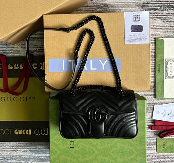 Gucci GG Marmont Shoulder Bag - 23x14x6cm