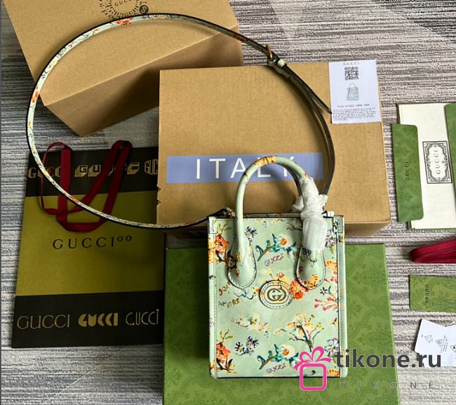 Gucci Mini Tote Bag With Interlocking - 16x20x7cm - 1