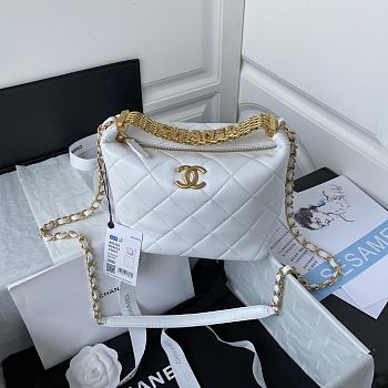 Chanel Gabrielle Chevron Hobo Bag - 18x21x12xcm