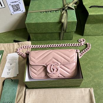 Gucci GG Marmont Shoulder Bag - 16.5x10.2x5.1cm