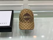 Gucci GG Canvas Baseball Hat Brown- 576253 - 1