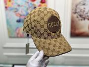 Gucci GG Canvas Baseball Hat Brown- 576253 - 2