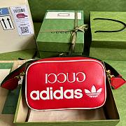 Gucci x Adidas Shoulder Bag Red - 25x16x9.5cm - 1