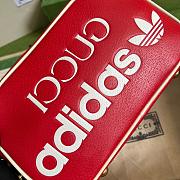 Gucci x Adidas Shoulder Bag Red - 25x16x9.5cm - 5