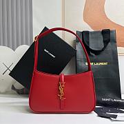 YSL Hobo Bag Red 657228 - 1