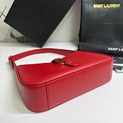 YSL Hobo Bag Red 657228 - 4