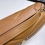 YSL Medium Loulou Natural Leather Bag 25cm - 5
