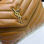 YSL Medium Loulou Natural Leather Bag 25cm - 3
