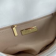 Chanel 19 White Lambskin Bag 26cm - 3