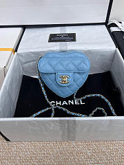 Chanel Mini Heart Chain Bag - 13x12x5.5cm - 1