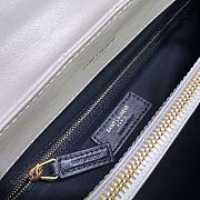 Ysl Large White Loulou Shoulder Bag -  32x22x11cm - 6