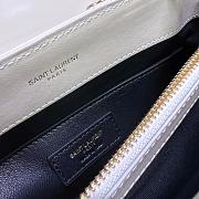 Saint Laurent Medium White Loulou Bag - 25x17x9cm - 2