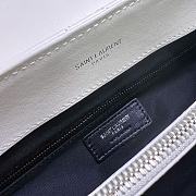 Saint Laurent Large White Loulou Shoulder Bag - 32x22x11cm - 5