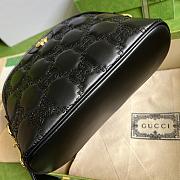 Gucci Matelasse Black Leather Bag - 23.5x19x8cm - 2