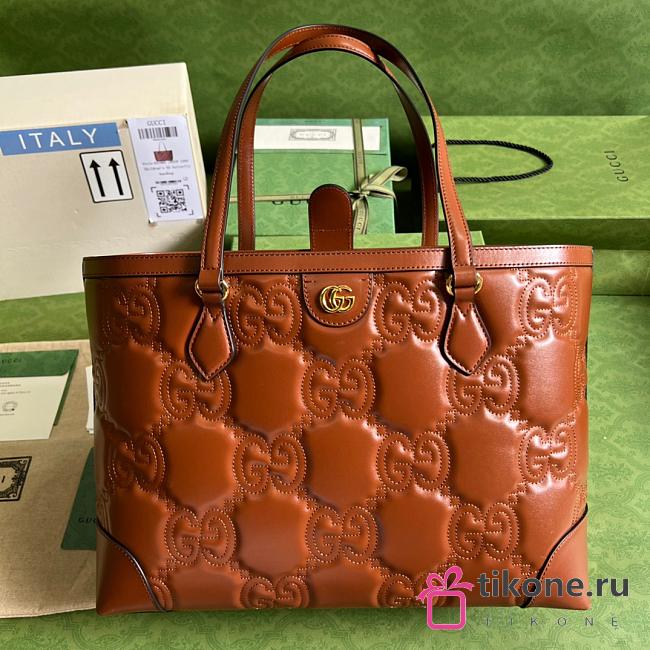 Gucci Brown Tote Bag - 38x28x14cm - 1