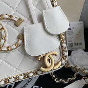 Chanel Chanel Small Vanity Case White - 18x14x8cm - 5
