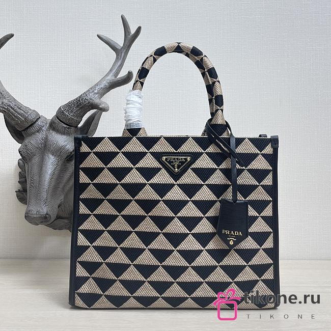 Prada Tote In Saffiano Leather Small Bag - 1