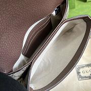 Gucci Belt Bag In Beige & Ebony Canvas -  21.5x13x4.5cm - 3