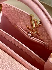 Louis Vuitton Capucines MM In Pink Leather 27cm - 4