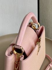 Louis Vuitton Capucines MM In Pink Leather 27cm - 5