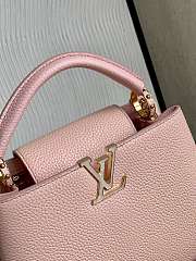 Louis Vuitton Capucines MM In Pink Leather 27cm - 6