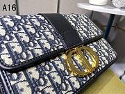 Dior 30 Montaigne Chain Bag A1625 Blue - 3