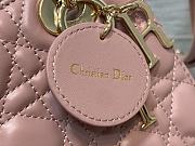 Dior Lady Bag M0538 20cm Pink - 6