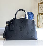 Louis Vuitton Petit Palais Monogram Empreinte Handbag Black - M58916  - 1