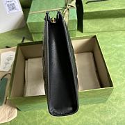 Gucci GG Matelassé Pouch In Black - 25.4x19x5cm - 5