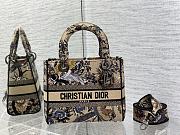 Dior Medium Lady D-LITE Bag Beige Size 24cm - 1